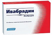 Купить ивабрадин, таблетки, покрытые пленочной оболочкой 5мг, 56 шт в Ваде