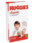 Купить huggies (хаггис) подгузники классик 4 7-18кг 68шт в Ваде