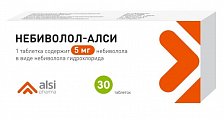 Купить небиволол-алси, таблетки 5мг, 30 шт в Ваде