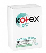 Купить котекс (kotex) прокладки ежедневные антибактериальны экстра тонкие, 40 шт в Ваде