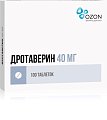 Купить дротаверин, таблетки 40мг, 100 шт в Ваде