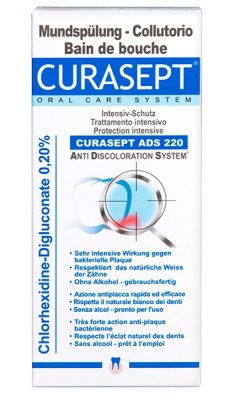 Купить курасепт (curasept) ополаскиватель хлоргексидин 0,2% 200мл ads 220 в Ваде