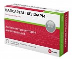 Купить валсартан велфарм, таблетки покрытые пленочной оболочкой 80 мг, 30 шт в Ваде