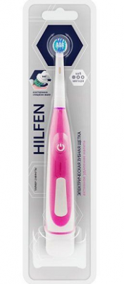 Купить хилфен (hilfen) электрическая зубная щетка детская розовая артикул r2021 в Ваде