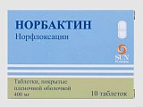 Купить норбактин, таблетки 400мг, 10 шт в Ваде