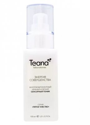 Купить тиана (teana) тоник энергия совершенства многокомпонентный для очищения кожи и удаления макияжа, 100мл в Ваде