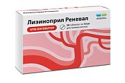 Купить лизиноприл-реневал, таблетки 10мг, 30 шт в Ваде