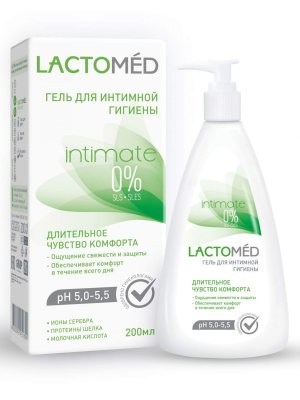 Купить lactomed (лактомед) гель для интимной гигиены чувство комфорта, 200мл в Ваде