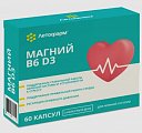 Купить магний в6 д3 летофарм, капсулы массой 600мг 30шт. + капсулы массой 370мг 30 шт. бад в Ваде