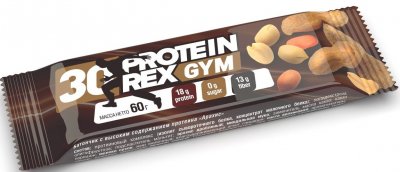 Купить батончик proteinrex с высоким содержанием протеина арахис, 60г в Ваде