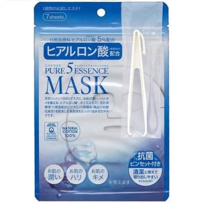 Купить japan gals (джапан галс) маска гиалуроновая кислота pure5 essential, 30 шт в Ваде