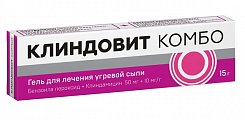 Купить клиндовит комбо, гель для наружного применения 50мг+10мг/г 15г в Ваде