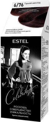 Купить estel (эстель) краска-уход для волос celebrity тон 6/76 горький шоколад в Ваде