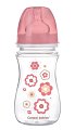 Купить canpol (канпол) бутылочка easystart newborn baby с широким горлышком антиколиковая 3+ мес, 240мл мл, 35/217 розовый в Ваде