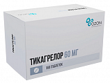 Купить тикагрелор, таблетки покрытые пленочной оболочкой 60 мг, 168 шт в Ваде