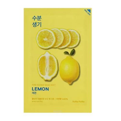 Купить holika holika (холика холика) тканевая маска для лица освежающая лимон pure essence, 20мл в Ваде