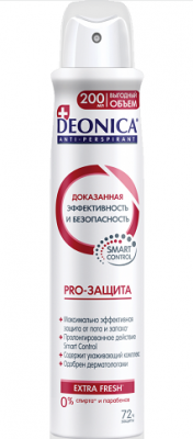Купить deonica (деоника) дезодорнат-спрей pro-защита, 200мл в Ваде