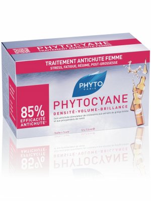 Купить фитосолба фитоциан (phytosolba phytocyane) средство против выпадения волос ампулы 7,5мл х12 шт в Ваде