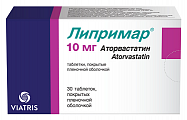 Купить липримар, таблетки, покрытые пленочной оболочкой 10мг, 30 шт в Ваде