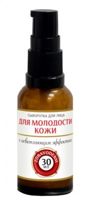 Купить zdravoderm (здраводерм) сыворотка для лица для молодости кожи с осветляющим эффектом, 30 мл в Ваде