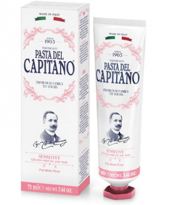 Купить pasta del сapitano 1905 (паста дель капитано) зубная паста для чувствительных зубов, 75 мл в Ваде
