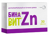 Купить бинавит цинк, таблетки покрытые оболочкой 30шт бад в Ваде