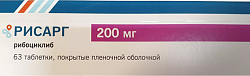 Купить рисарг, таблетки, покрытые пленочной оболочкой 200мг, 63 шт в Ваде