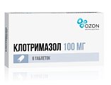 Купить клотримазол, таблетки вагинальные 100мг, 6 шт в Ваде