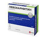 Купить левокарнитин, раствор для внутривенного и внутримышечного введения 100мг/мл, ампулы 5мл 10 шт в Ваде