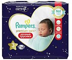 Купить pampers premium care (памперс) подгузники-трусы ночные размер 3, 6-11кг, 28шт в Ваде