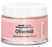 Купить медифарма косметик (medipharma cosmetics) olivenol крем для лица дневной интенсивный роза, 50мл в Ваде