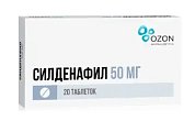 Купить силденафил, таблетки, покрытые пленочной оболочкой 50мг, 20 шт в Ваде