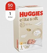 Купить huggies (хаггис) подгузники elitesoft 1, 3-5кг 50 шт в Ваде