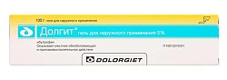 Купить долгит, гель для наружного применения 5%, туба 100г в Ваде