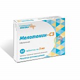 Мелатонин-СЗ, таблетки, покрытые пленочной оболочкой 3мг, 60 шт
