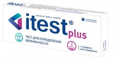Купить тест для определения беременности itest (итест) plus, 2 шт в Ваде