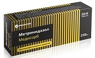 Купить метронидазол медисорб, таблетки 250мг, 20 шт в Ваде