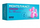 Купить монтелукаст, таблетки жевательные 5мг, 30 шт в Ваде