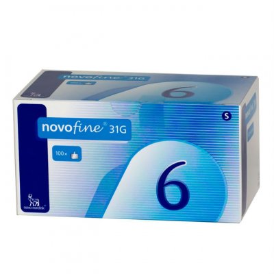 Купить иглы novofine (новофайн) для шприц-ручки 31g (0,25х6мм), 100 шт в Ваде