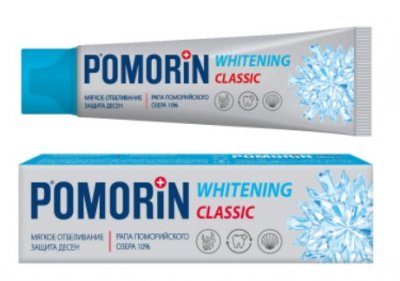 Купить pomorin (поморин) зубная паста классик мягкое отбеливание, 100мл в Ваде