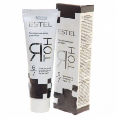 Купить estel (эстель) маска для волос тонирующая ятон 60 мл тон 6/7 шоколад в Ваде