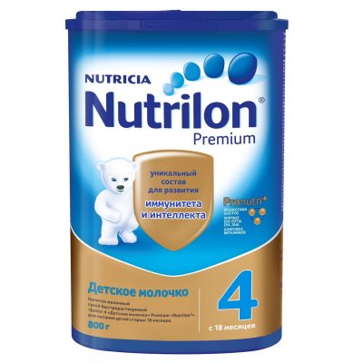 Купить nutrilon junior premium 4 (нутрилон) сухая смесь детская с 18 месяцев, 800г в Ваде