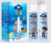Купить aqa baby (аква беби) kids набор: шампунь и гель для душа для мальчиков с морскими минералами 200 мл+пена для ванны с лавандой 200 мл в Ваде