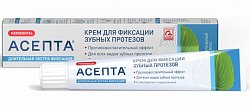 Купить асепта крем для фиксации зубных протезов нейтральный 40мл в Ваде