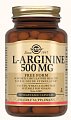 Купить solgar (солгар) l-аргинин 500мг, капсулы 50 шт бад в Ваде