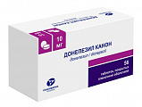 Купить донепезил канон, таблетки, покрытые пленочной оболочкой 10 мг 56 шт в Ваде