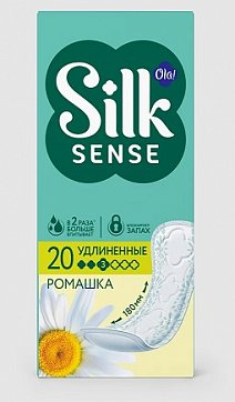 Ола (Ola) прокладки Silk Sense Daily Deo Large Ромашка, 20 шт