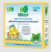 Купить dr.tuttelle (доктор туттелле) соль для ванны морская детская с крапивой, 1000г в Ваде