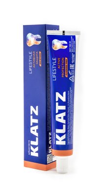 Купить klatz (клатц) зубная паста активная защита без фтора, 75мл в Ваде