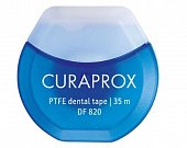 Купить curaprox (курапрокс) зубная нить тефлоновая с хлоргексидином 35м, df820 в Ваде